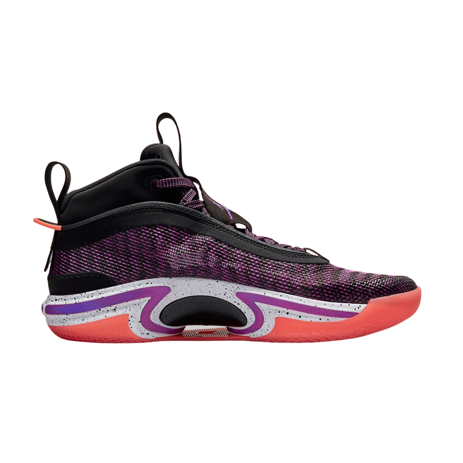 Jordan 36 First Light Basketball Shoes - Black/Hyper Violet/White/Bright Mango - High-Performance Court Shoes for Men's Basketball & Streetwear Fashion
