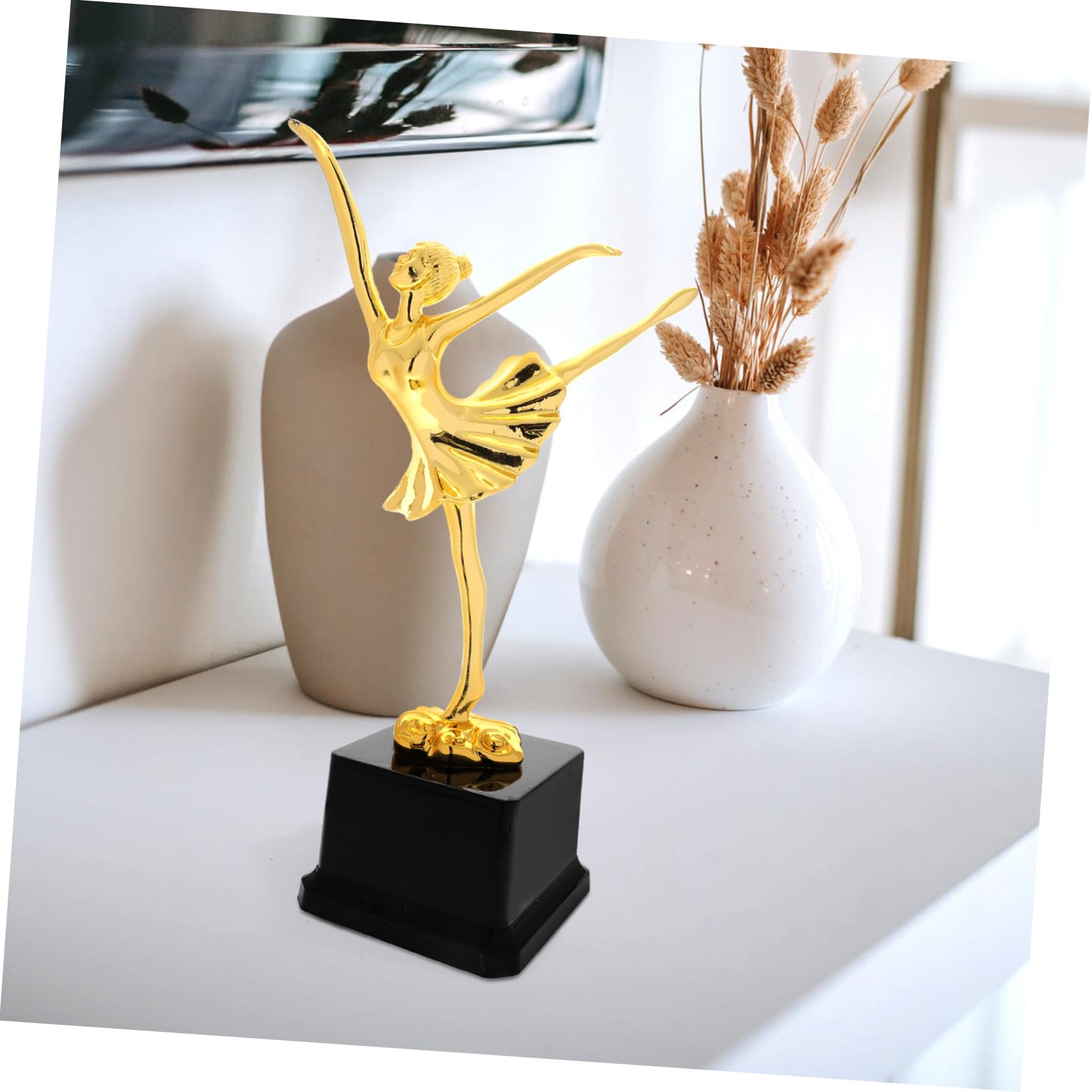 BELLIFFY Gold Dance Trophy Award - Ballet Competition Medal Cup for Kindergarten Graduation, Dance Recital & Performance Prizes - Perfect for Ballet, Jazz, Tap & Hip Hop Dance Awards Ceremonies