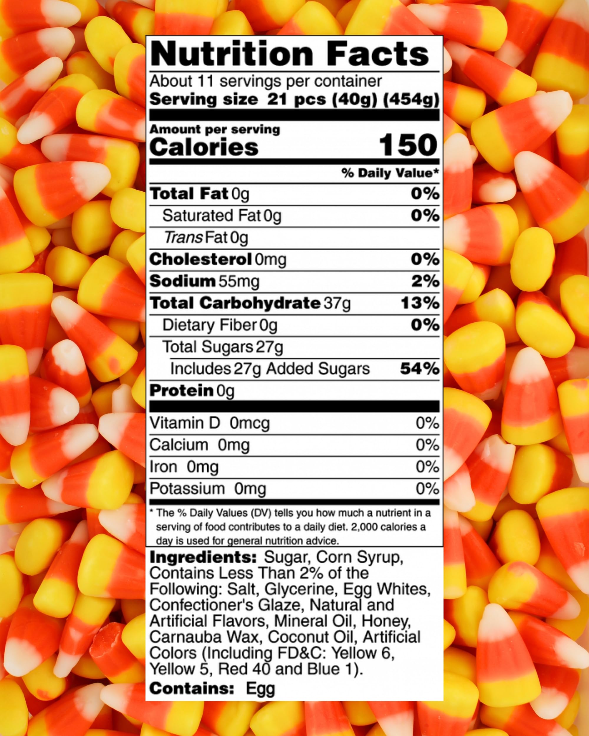 **Queen City Candy Cave Classic Candy Corn - 1 Pound Bulk Harvest Season Candy Mix with Real Honey - Perfect for Halloween, Thanksgiving & Fall Parties**
