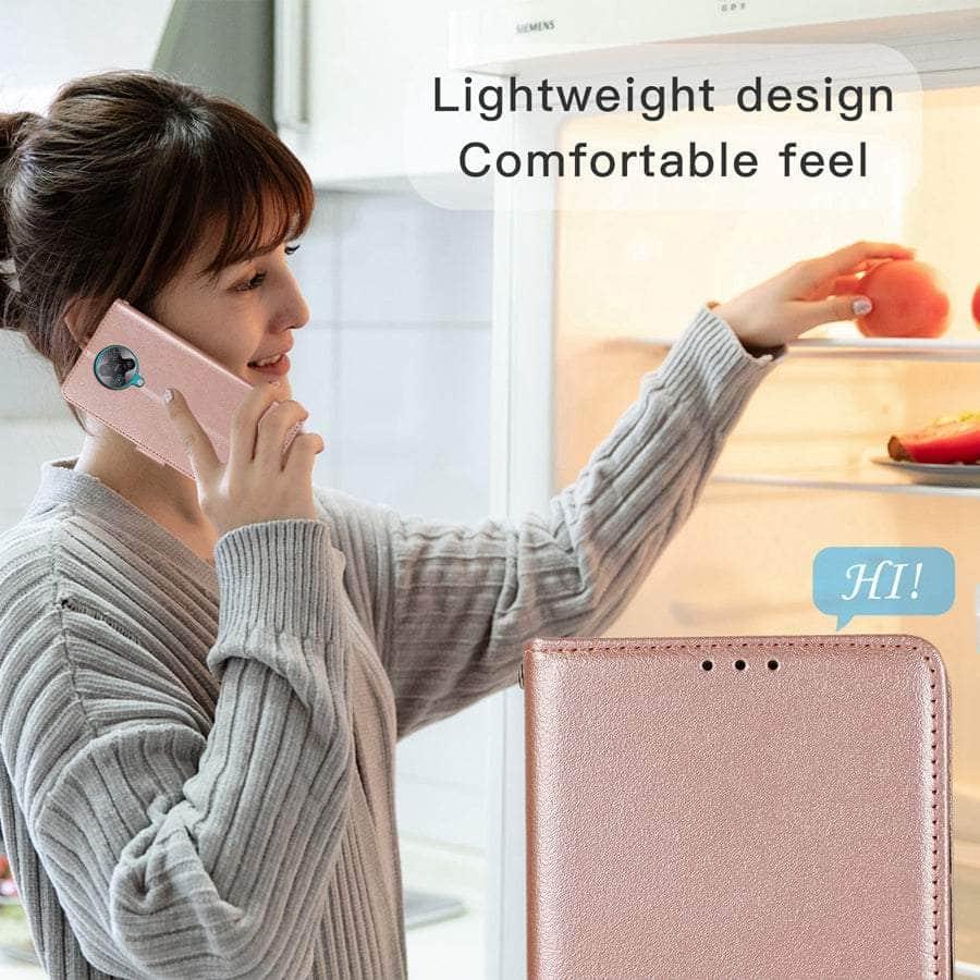Samsung Galaxy S22 Flip Case - Premium Protective Cover with Card Holder | Perfect for Daily Use, Travel & Business