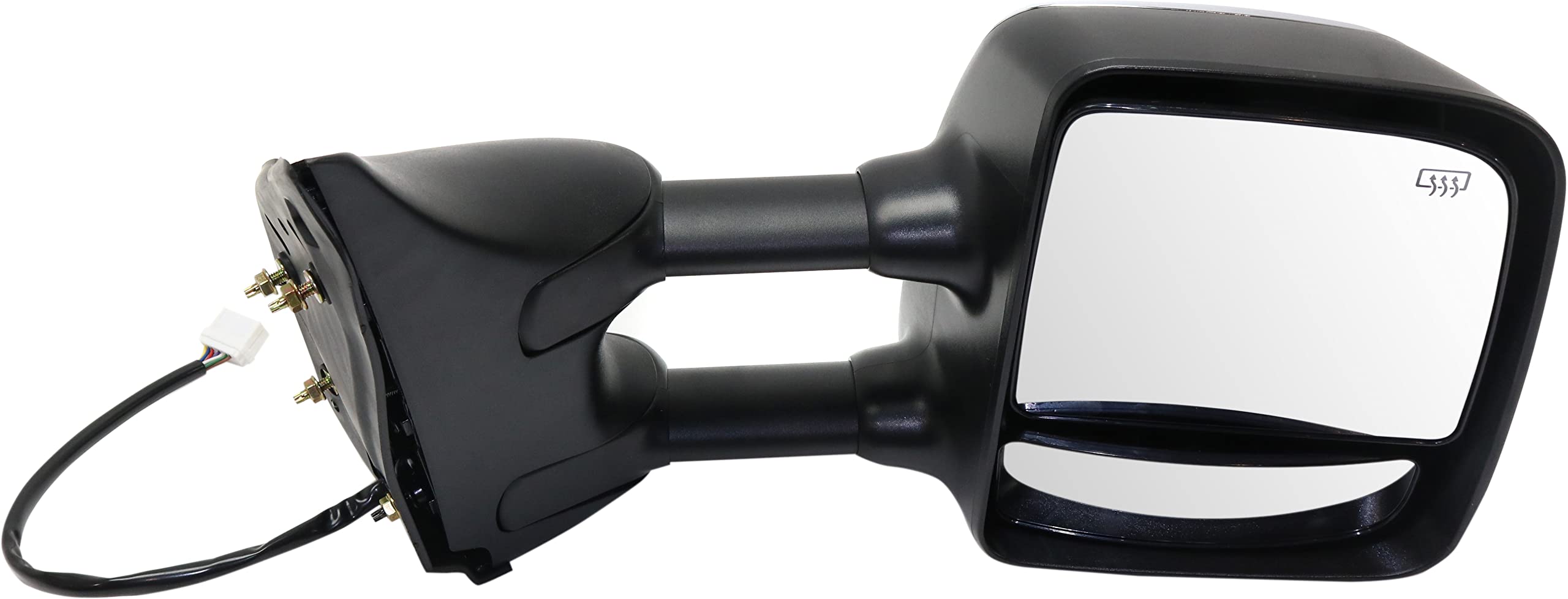 2004-2015 Nissan Titan Passenger Side Heated Power Towing Mirror with Blind Spot Glass - Perfect for Towing, Parking & Enhanced Safety
