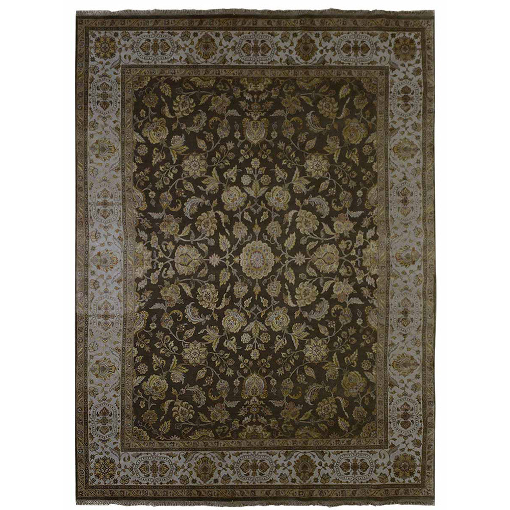 Handmade Persian Rug - Grace Hand Knotted Oriental Area Carpet for Living Room, Bedroom & Dining Room Decor