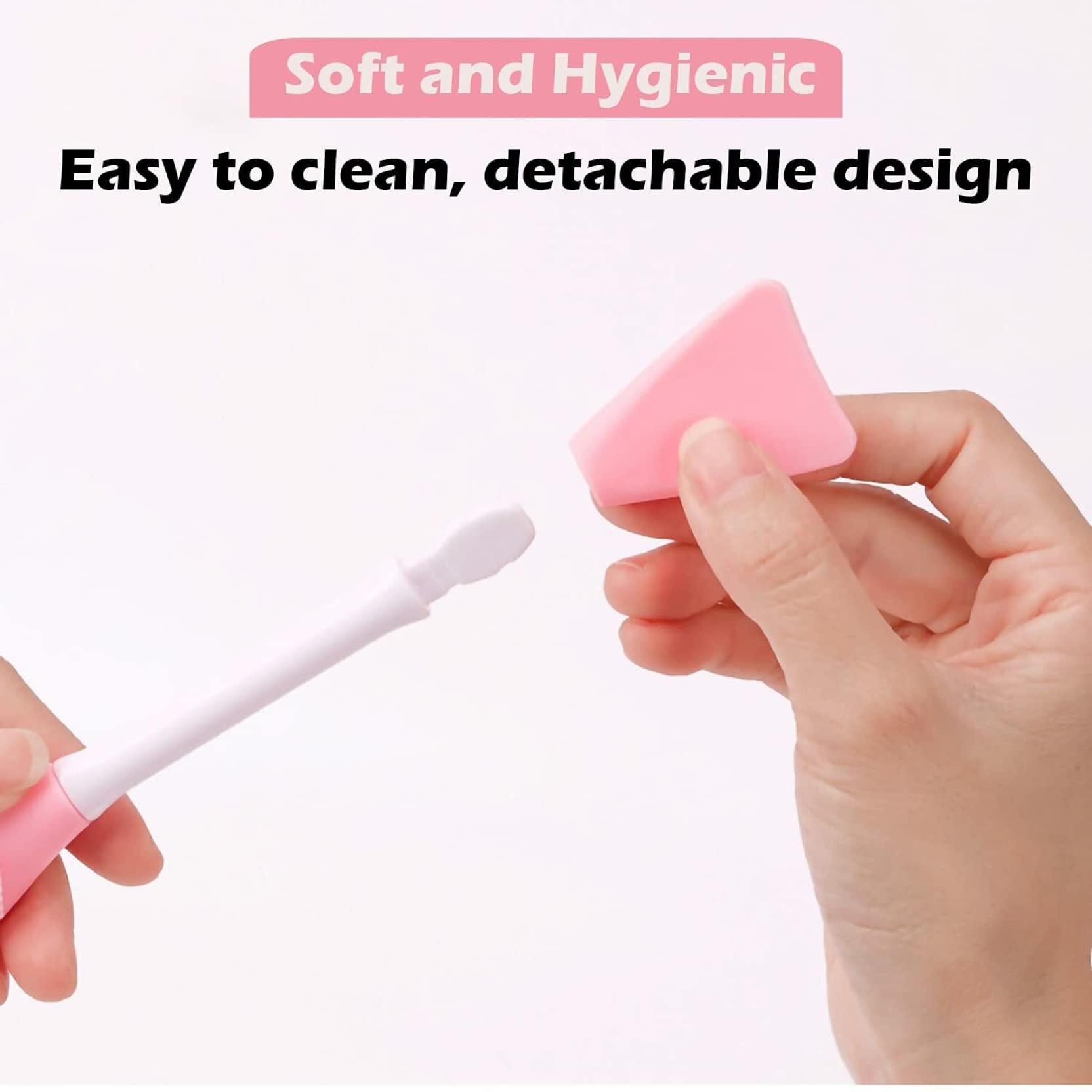Kira Silicone Face Mask Brush - Soft Facial Mud Mask Applicator & Beauty Tool for Women (Pack of 2) - Perfect for Spa, Skincare Routine & At-Home Facial Treatments