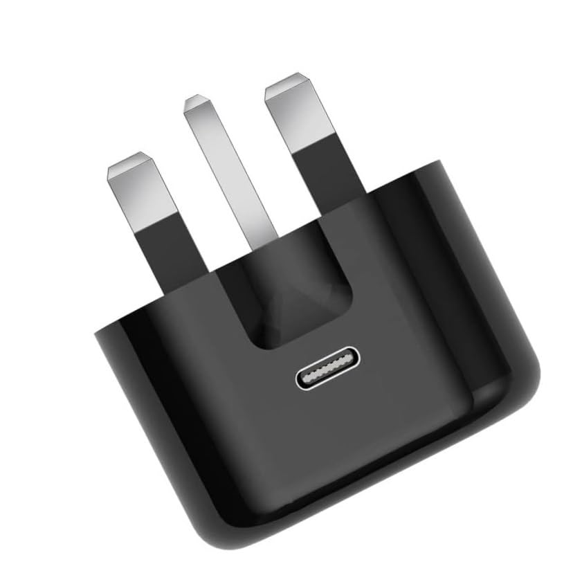 Fast Charging USB C Plug for iPhone 16/16 Plus/16 Pro/16 Pro Max/15/15 Plus/15 Pro/15 Pro Max/14/14 Pro/14 Pro Max/13/13 Pro/13 Pro Max - 20W PD Charger Adapter (Black) | Perfect for Home, Office & Travel Charging