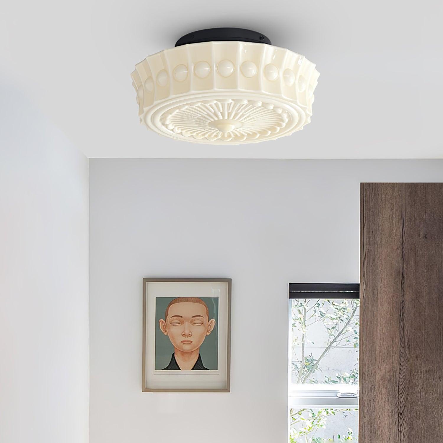Charles Edwards Modern Ceiling Lamp - Elegant LED Lighting Fixture for Living Room, Bedroom & Dining Room | Dimmable & Energy Efficient Home Decor Lighting