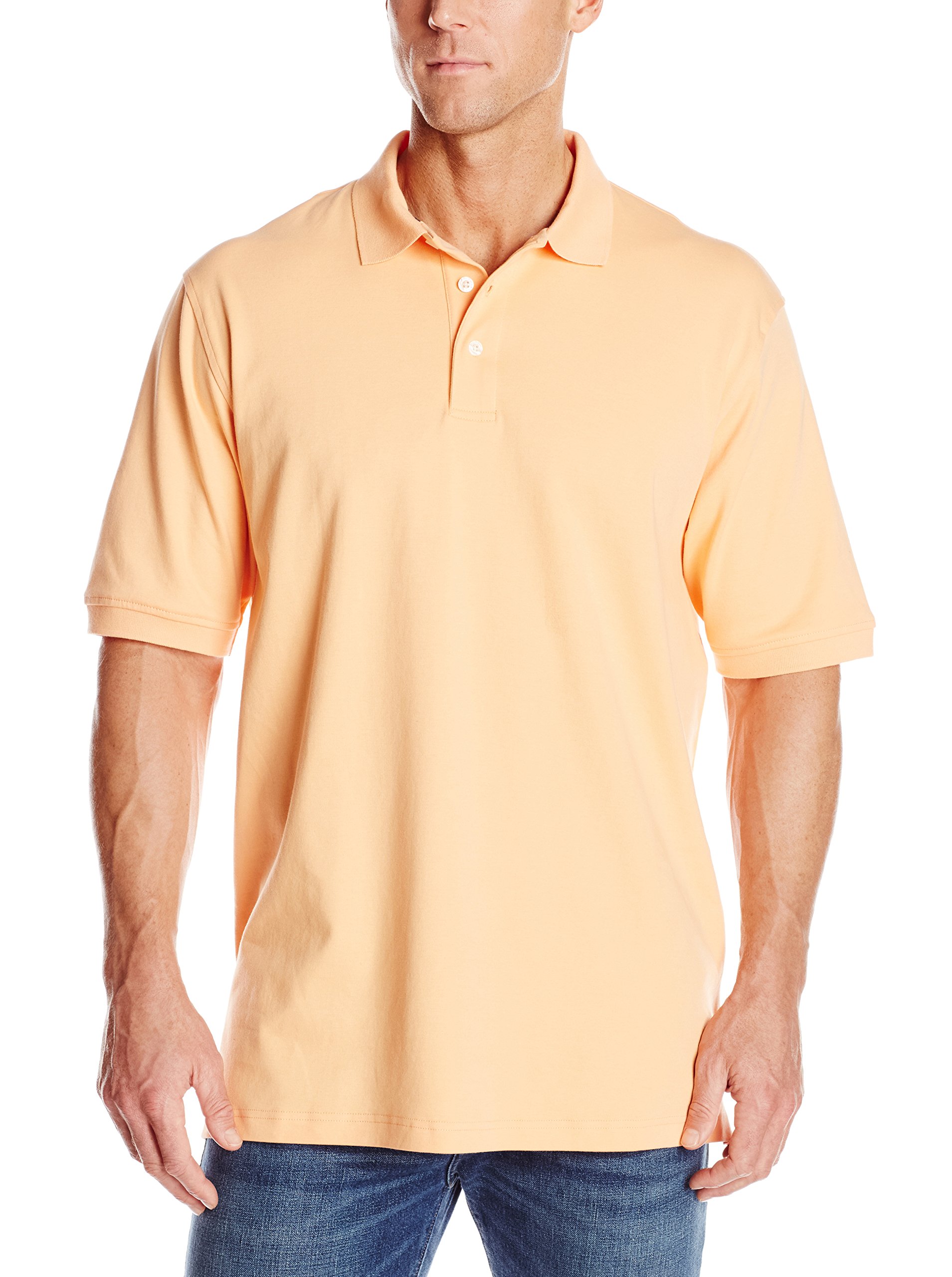 Arrow Men's Big & Tall Short Sleeve Cool Solid Polo Shirt - Breathable Cotton Casual Wear for Summer | Perfect for Office, Golf & Outdoor Activities