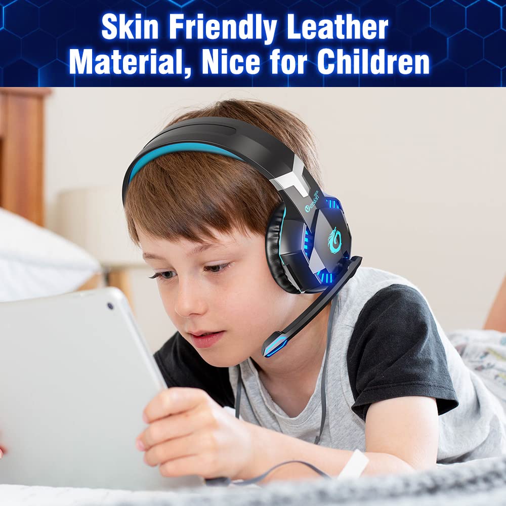 VersionTECH. G2000 Wireless Gaming Headset with Noise Cancelling Mic - Compatible with PS5, PS4, Xbox Series X/S, Xbox One, Nintendo Switch, PC & Mac - Over-Ear LED Headphones with Bass Surround Sound for Immersive Gaming Experience (Perfect for FPS, RPG & Online Multiplayer Games)