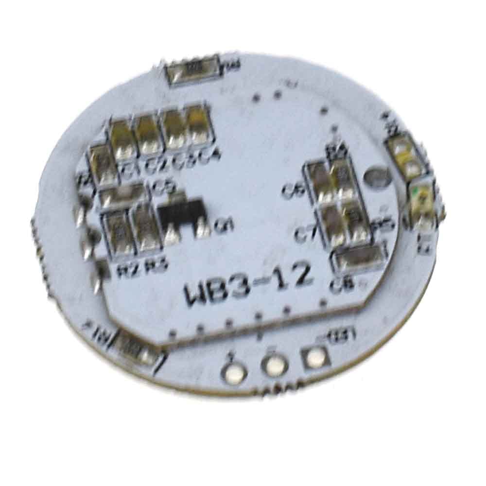 3-12W LED Microwave Sensor Module - Motion Detection Switch for Spherical Lamps | Energy-Saving Indoor/Outdoor Lighting Solution for Hallways, Staircases & Garages