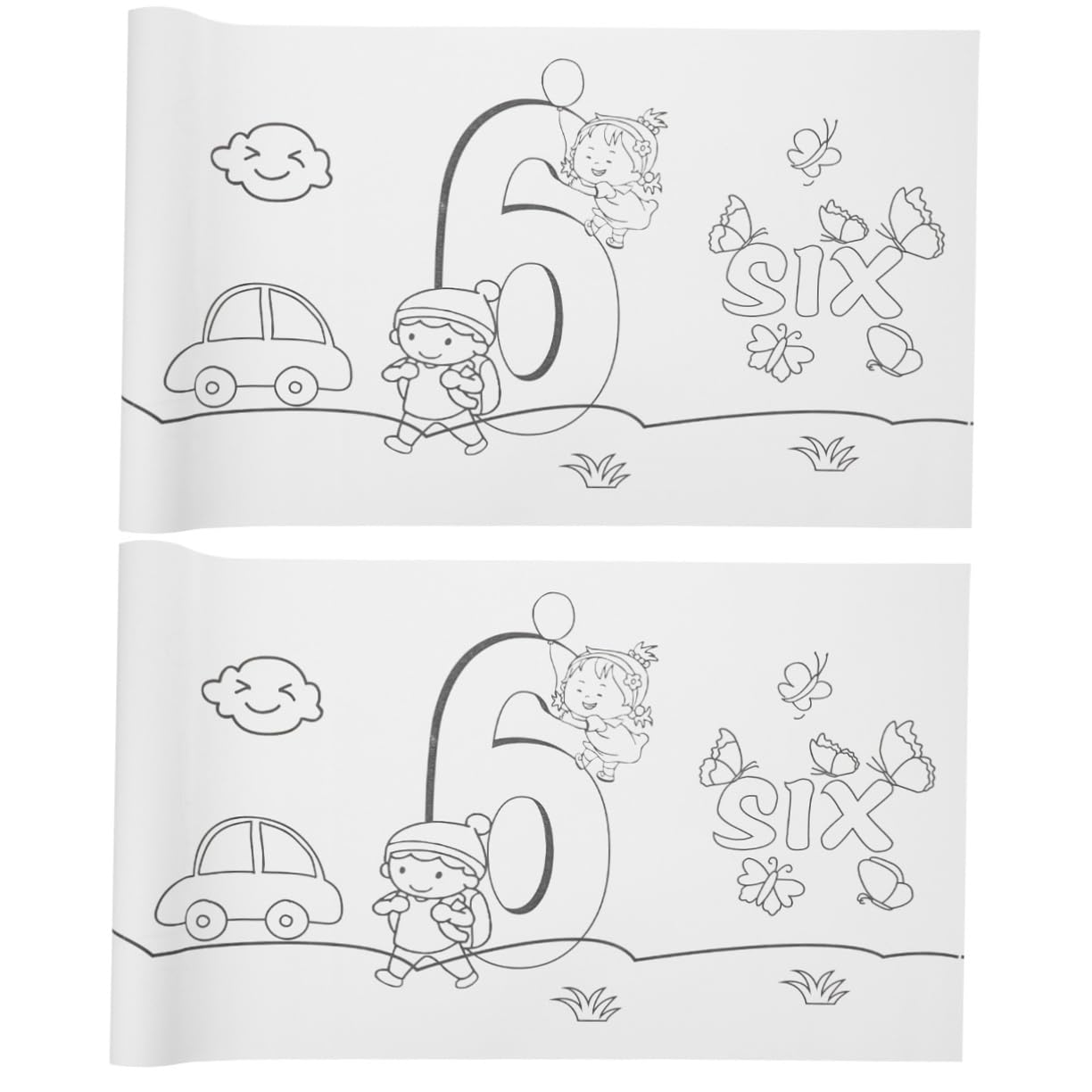 ERINGOGO 2 Rolls Kids Drawing Paper - Sketch, Coloring & Tracing Paper for Children's Art Projects | Painting Supplies for Toddlers & Preschoolers | Perfect for Classroom, Homeschool & Creative Play