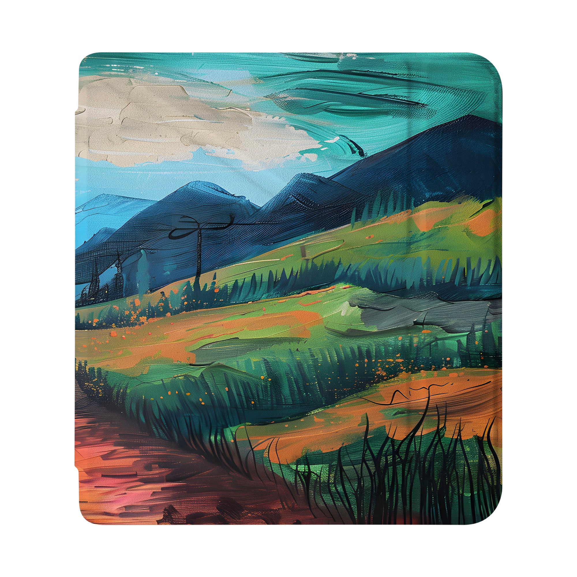 Premium KOBO Phone Case with Abstract Painting Design - Durable Protection for iPhone & Samsung - Perfect for Everyday Use, Travel & Gifting