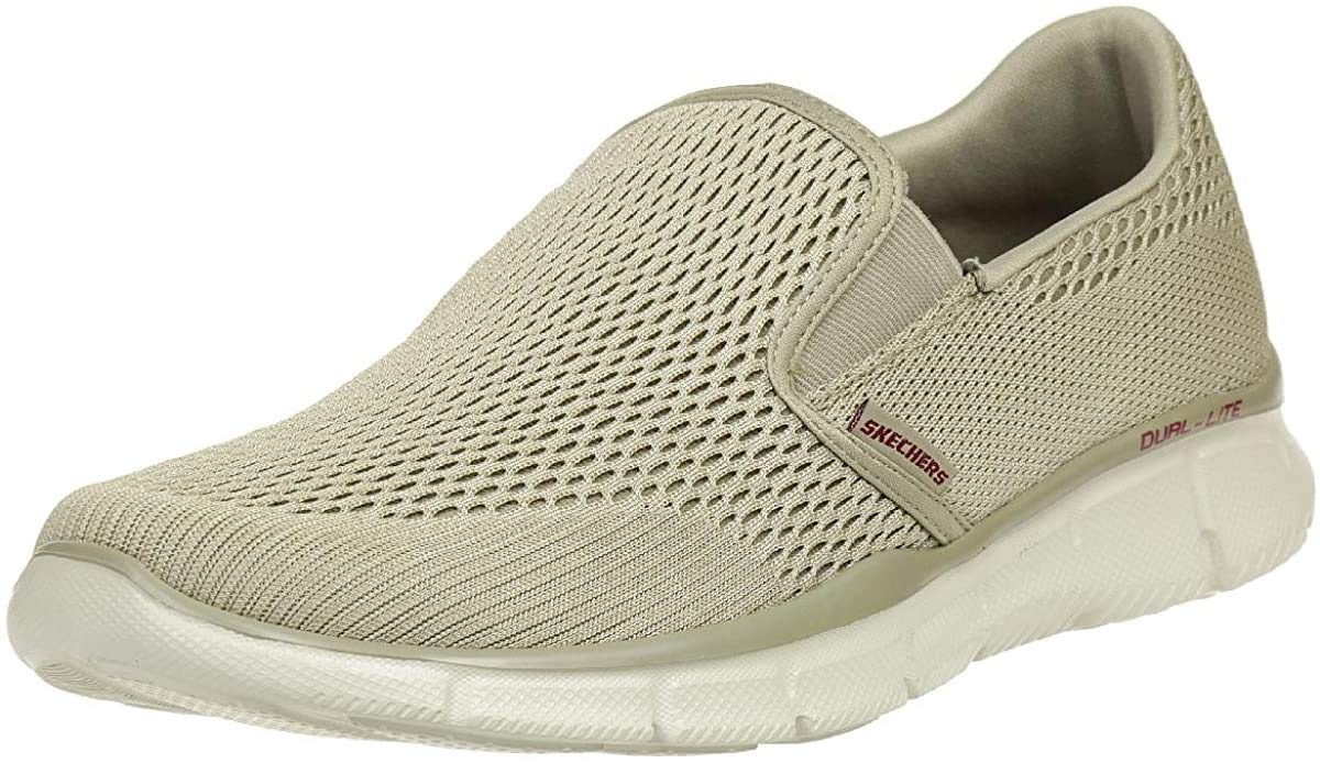 Skechers Men's Equalizer Double-Play Slip-On Sneakers - Comfortable Walking Shoes for Men with Memory Foam - Perfect for Casual Wear, Work & Travel
