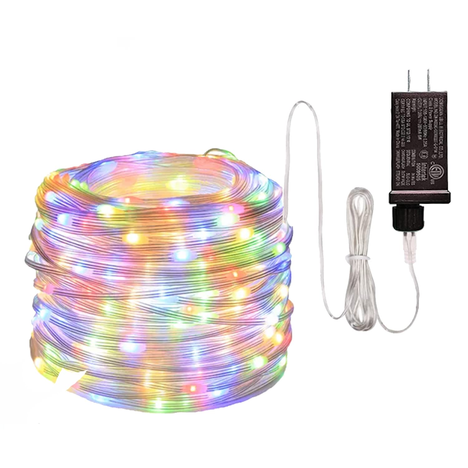 100 LED Fairy Lights - 32 Ft Waterproof Firefly String Lights with RGB Multicolor & 8 Modes - Perfect for Bedroom, Christmas, Party, Wedding, Centerpiece & Home Decoration - Create Magical Ambiance for Indoor/Outdoor Events