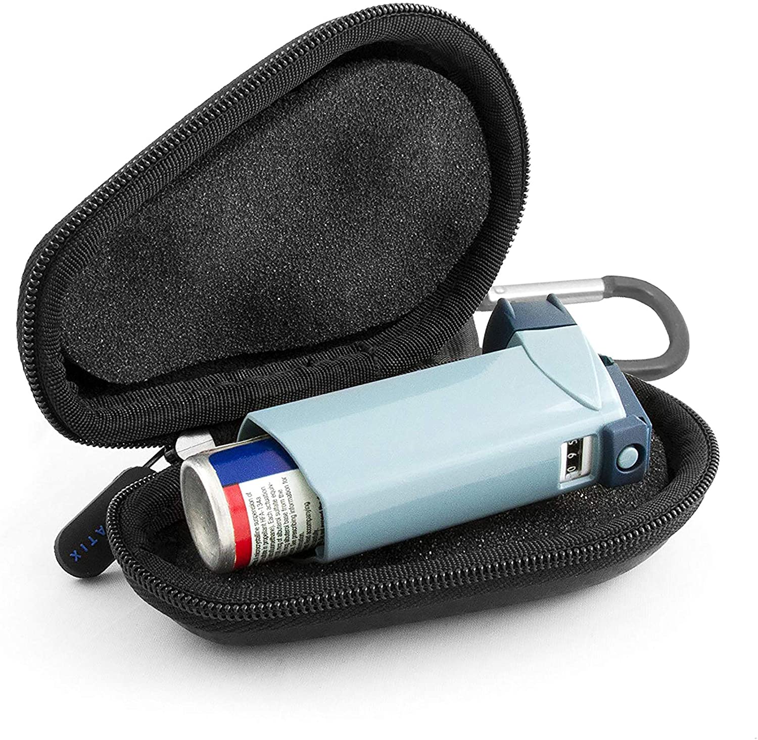 CASEMATIX Asthma Inhaler Travel Case - Dustproof & Dirt-Proof Protective Storage for Portable Inhalers (Inhaler Not Included) - Perfect for Travel, Gym & Outdoor Activities