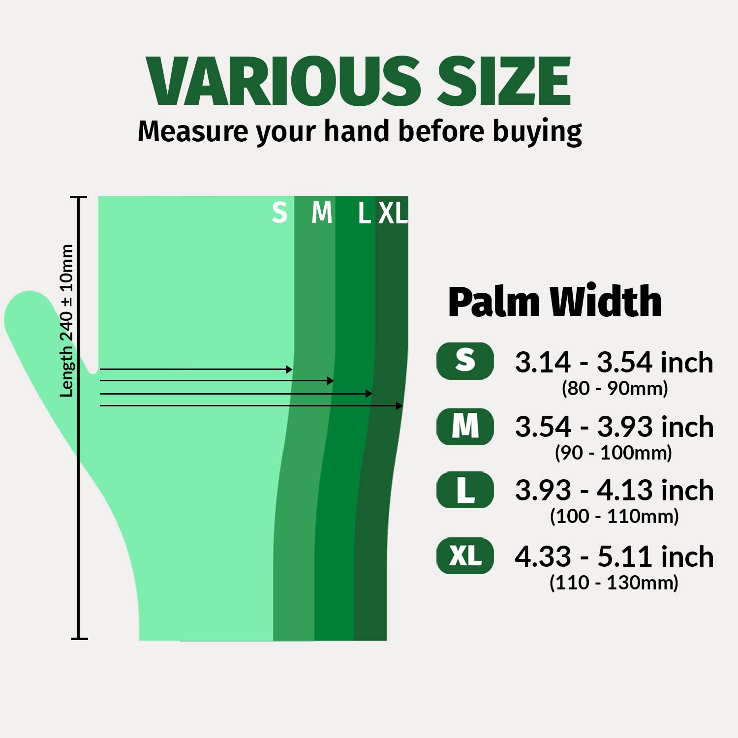**GORILLA SUPPLY Heavy Duty Disposable Vinyl Gloves - Latex Free, Powder Free, BPA Free, Food Safe - Medium (M) - 100 Count - Ideal for Food Handling, Cleaning & Medical Use**
