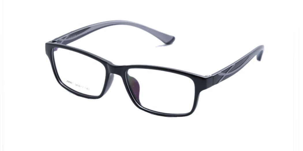 Stylish Unisex Plastic Fashion Rectangle Clear Lens Glasses for Men & Women - Perfect for Reading, Work, and Everyday Wear