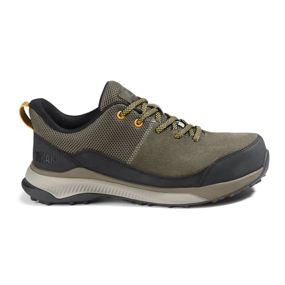 Kodiak Quicktrail Leather Women's Safety Work Shoes with Composite Toe - Lightweight & Durable for Construction, Hiking & Outdoor Work (835AFS Fossil)