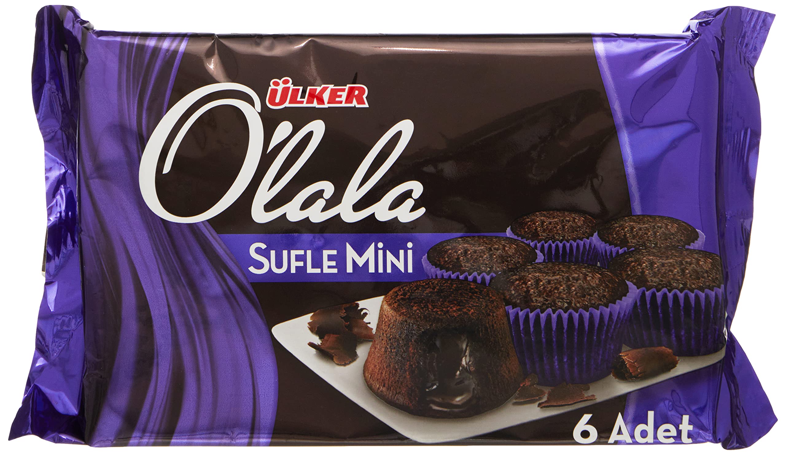 Ulker Olala Halal Souffle Cake Snacks - 6 Pack of Fluffy Turkish Desserts | Perfect for Ramadan, Tea Time & Office Snacks