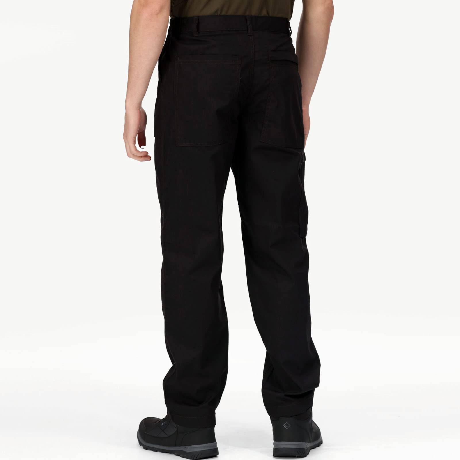 Men's Tactical Pants Black 34 - Durable Outdoor Hiking Work Pants for Camping, Travel & Everyday Wear