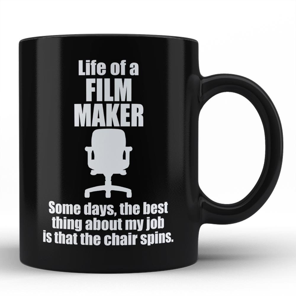 Funny Sarcastic Film Maker Coffee Mug - Unique Gift for Directors, Cinematographers & Movie Lovers - Perfect for Office, Film Sets & Creative Workspaces - Great Present for Colleagues, Bosses & Film Professionals