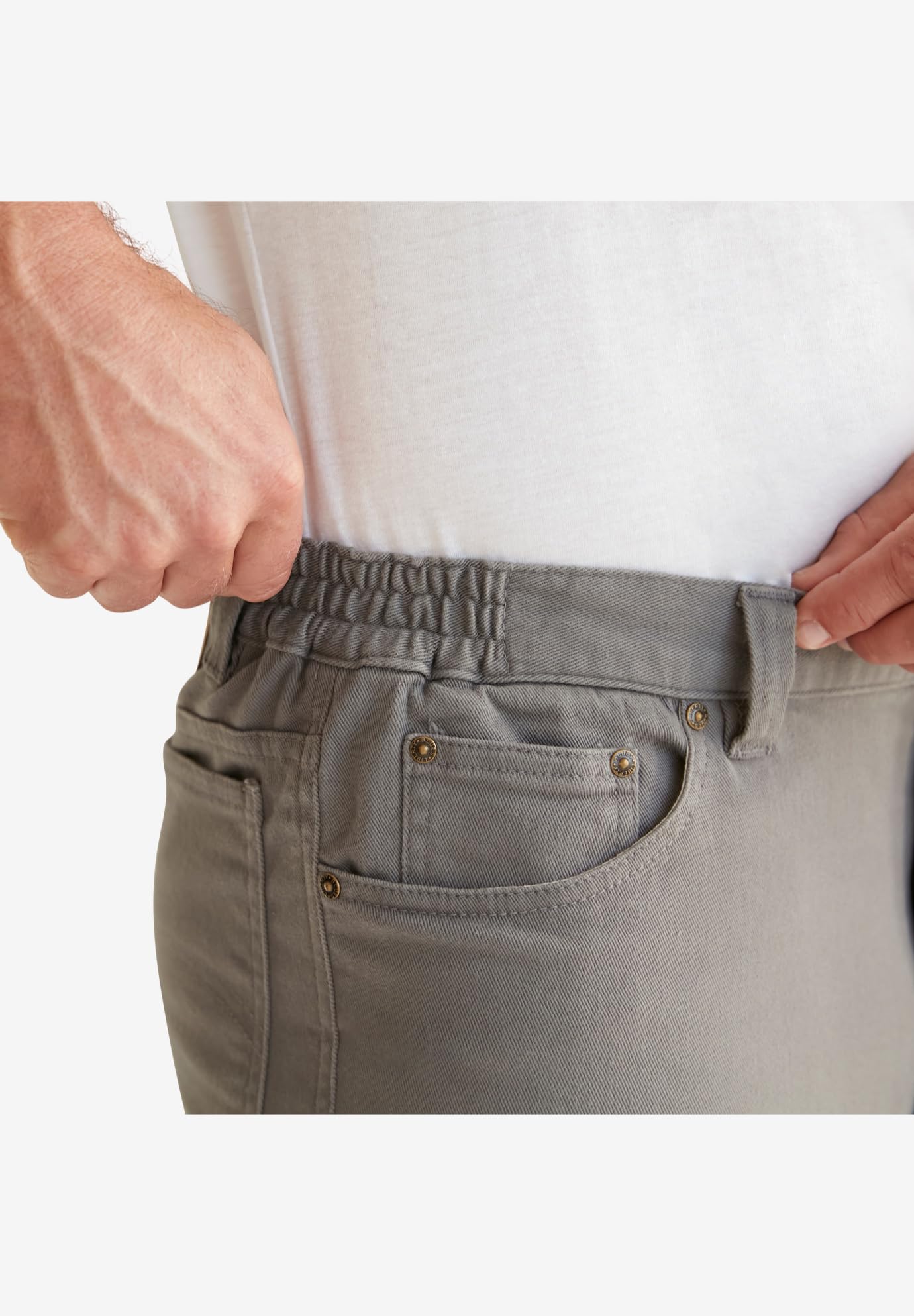 Liberty Blues by Kingsize Men's Big & Tall Flex Denim Jeans - Comfortable Stretch Denim Pants for Casual Wear & Work - Perfect for Everyday Use, Office & Outdoor Activities