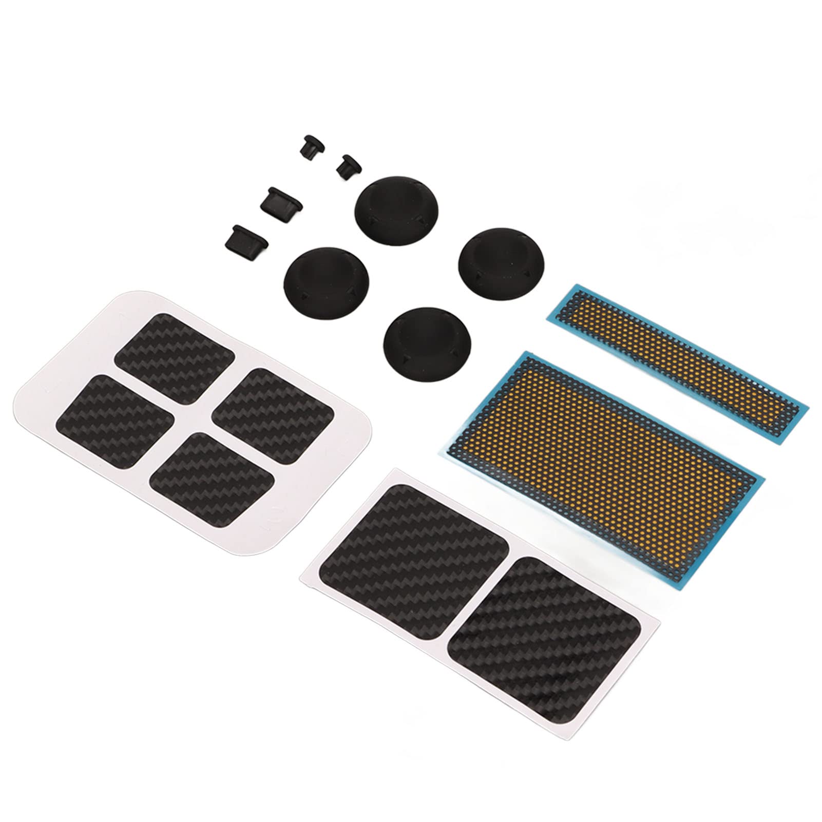 Steam Deck Accessories Kit - Game Console Stickers, Dust Screen Protector, Joystick Caps & Skin Set for Enhanced Gaming Protection | Perfect for Travel, Home & On-the-Go Gaming