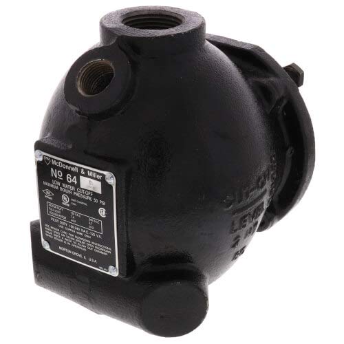 64-B Low Water Cut-Off with Float Block for Steam and Water Systems - Ideal for Boilers and HVAC Applications