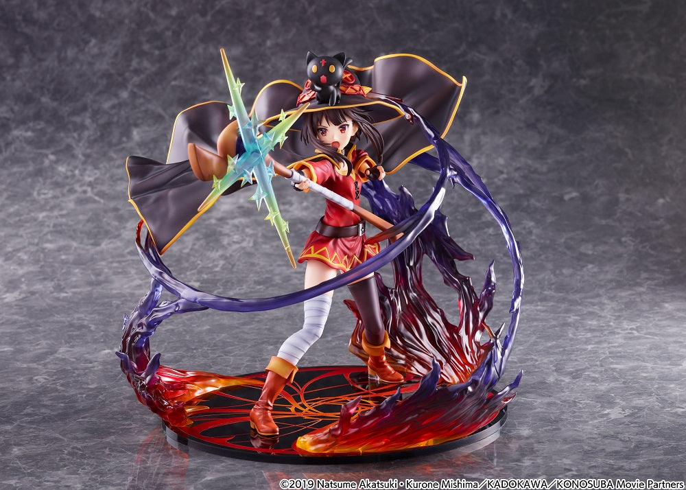 Estream 1/7 KonoSuba Megumin (Explosion Ver.) Anime Scale Figure Statue - Perfect for Anime Collectors, Gaming Room Decor, and KonoSuba Fans Display