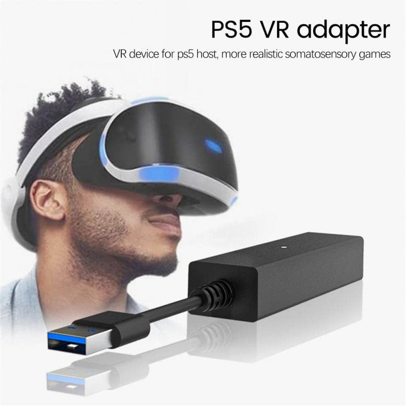 PS5 VR Camera Adapter - Compatible with PS4 & PS5 for PlayStation VR | Portable Gaming Accessory for Immersive Virtual Reality Experience | Perfect for PS5 VR Headset Setup & Enhanced Gameplay