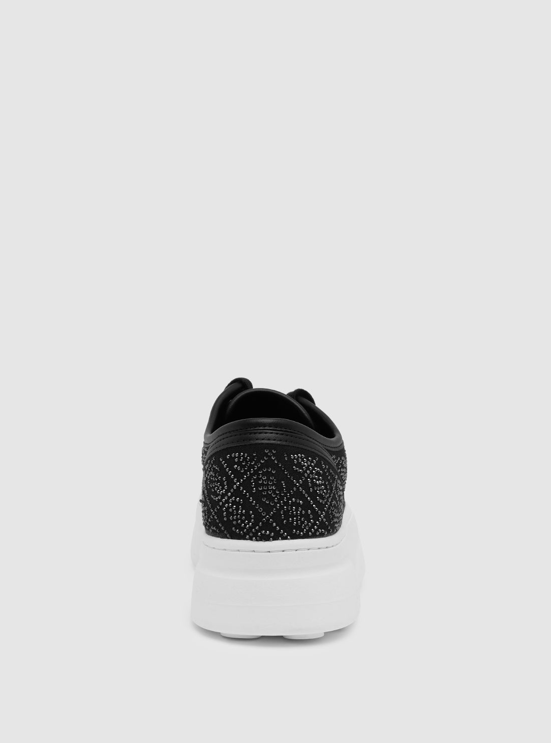 Black Queeny Low Top Sneakers - Women's Casual Comfortable Shoes for Walking, Running & Daily Wear | Fashion Sneakers for Outfits & Street Style