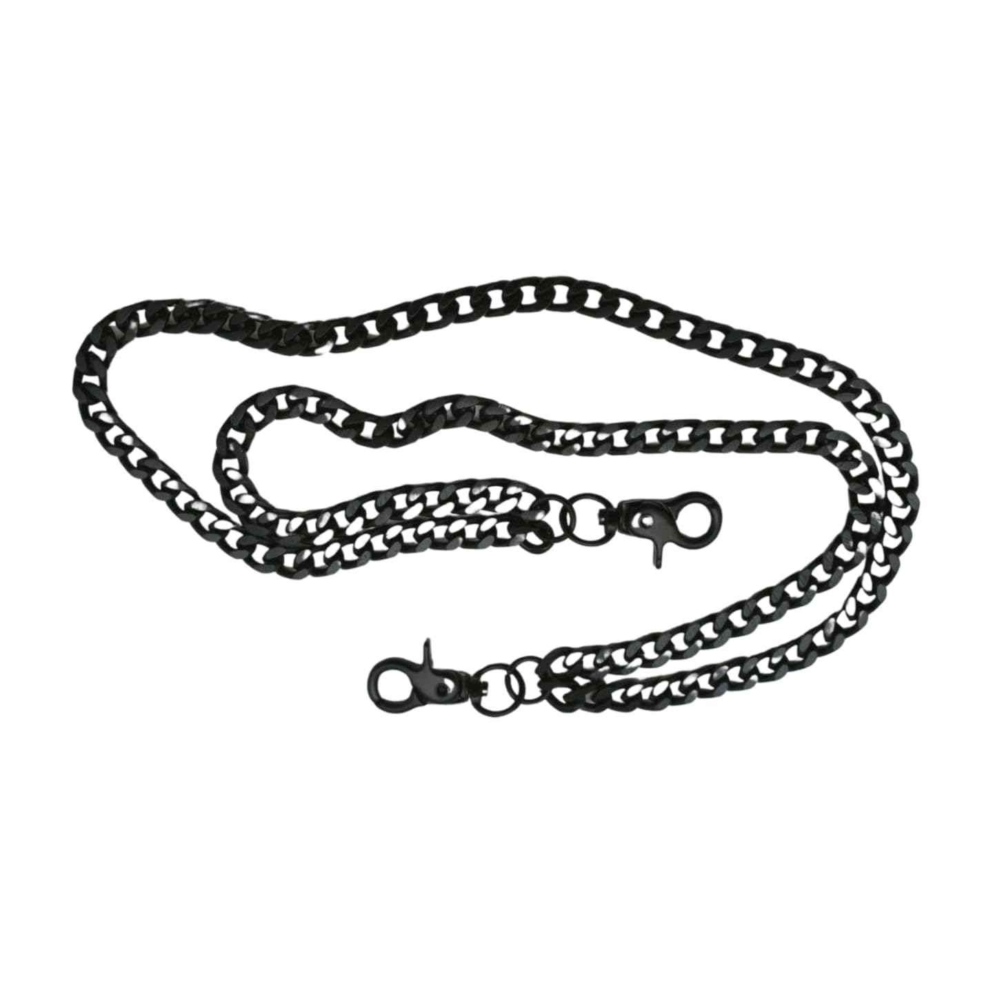 Men's Biker Wallet Chain - 2 Strands Motorcycle Keychain for Jeans & Accessories | Stylish Black Metal Links for Biker Fashion & Motorcycle Enthusiasts | Perfect for Everyday Use, Riding & Gifts