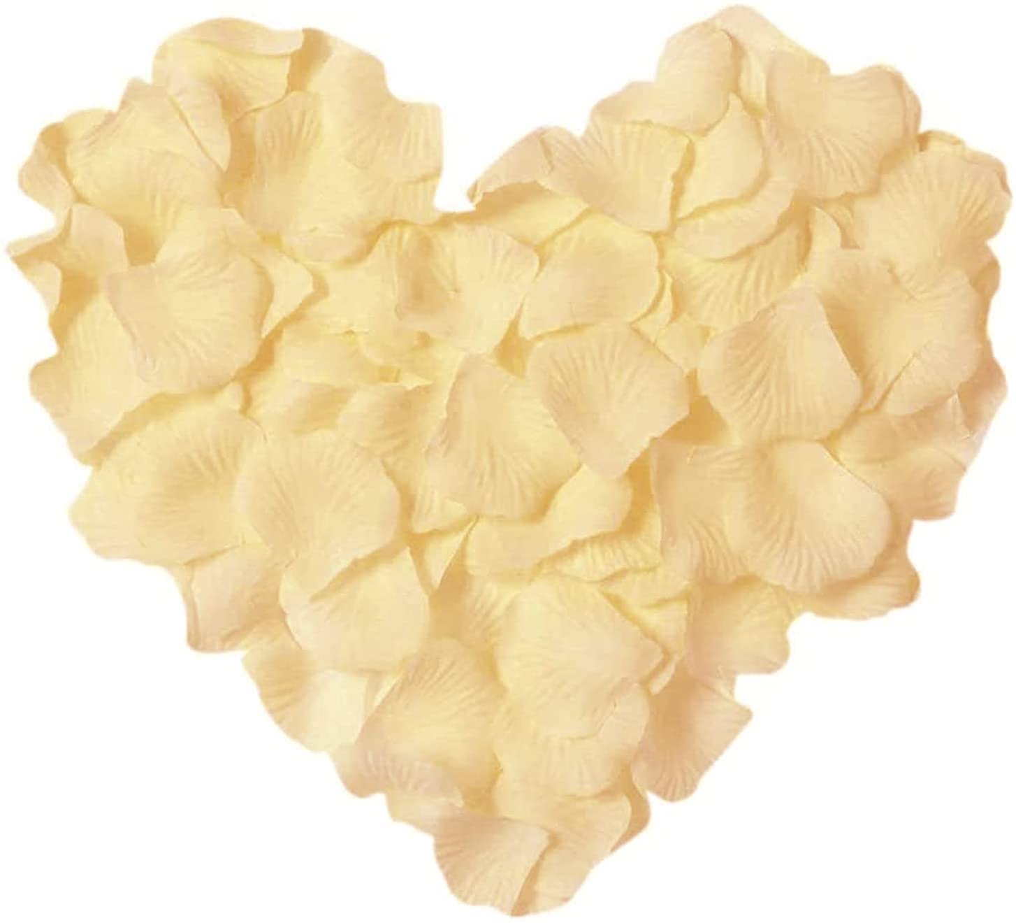 Ocharzy 1000 PCS Artificial Rose Petals - Realistic Fake Silk Rose Petals for Wedding Decorations, Romantic Nights, Anniversary Parties & Special Events (Champagne Color) - Perfect for Table Scatter, Aisle Decor, Bedroom Romance & Photo Backdrops