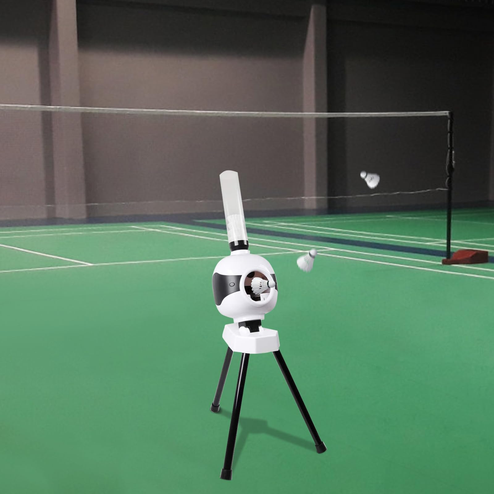 Badminton Pitching Machine - Portable Automatic Shuttlecock Launcher for Indoor & Outdoor Training | Perfect for Backyard Practice, Club Drills & Professional Coaching