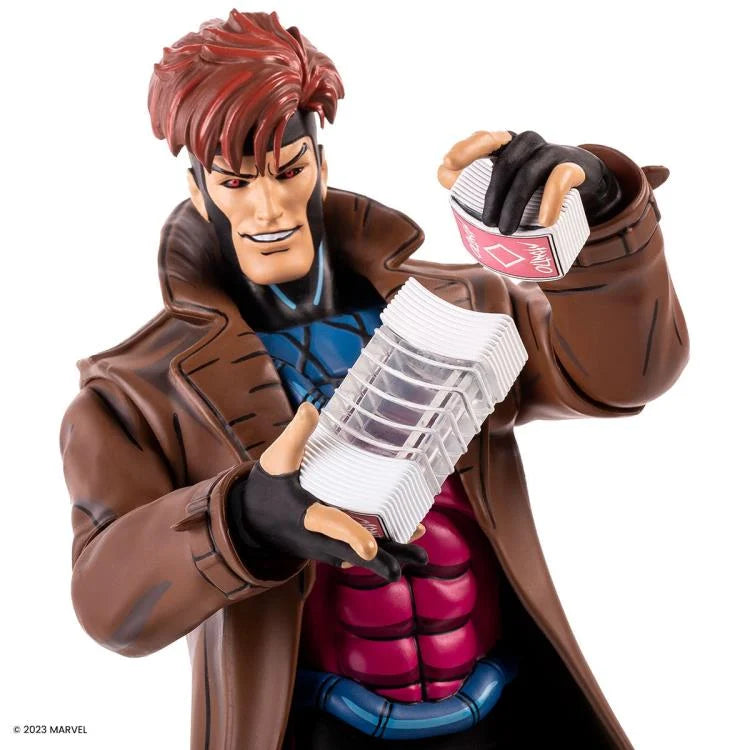 X-Men: The Animated Series Gambit 1/6 Scale Collectible Action Figure - Perfect for Marvel Fans, Display & Comic Book Collections