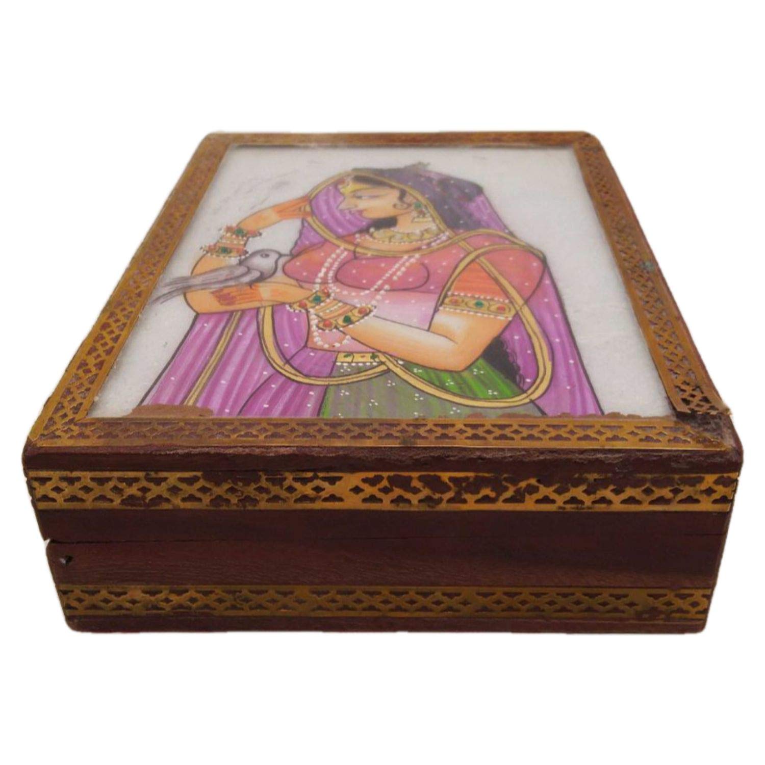 Handmade Jewelry Organizer Box - Premium Wooden Jewelry Storage Case for Women | Award-Winning Indian Artisan Crafted | Perfect Gift for Birthdays, Anniversaries & Home Decor