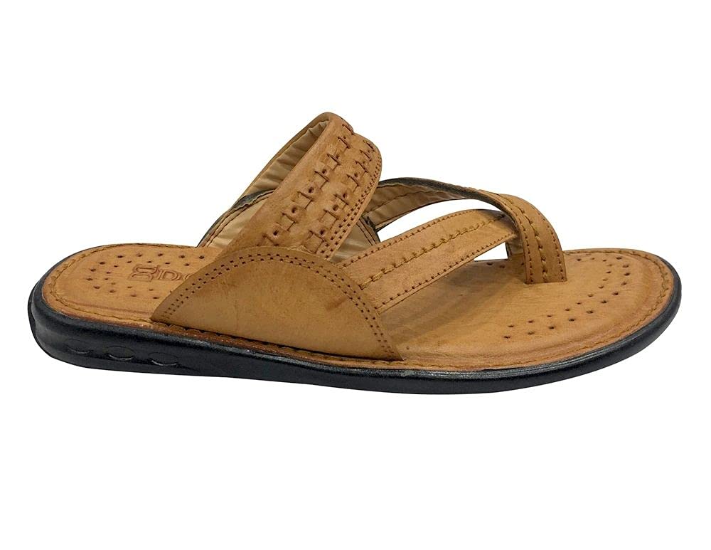 Authentic Kolhapuri Chappals - Handmade Indian Ethnic Slip-On Loafers & Slippers | Comfortable Flip Flops for Men & Women | Perfect for Casual Wear, Festivals & Home Use