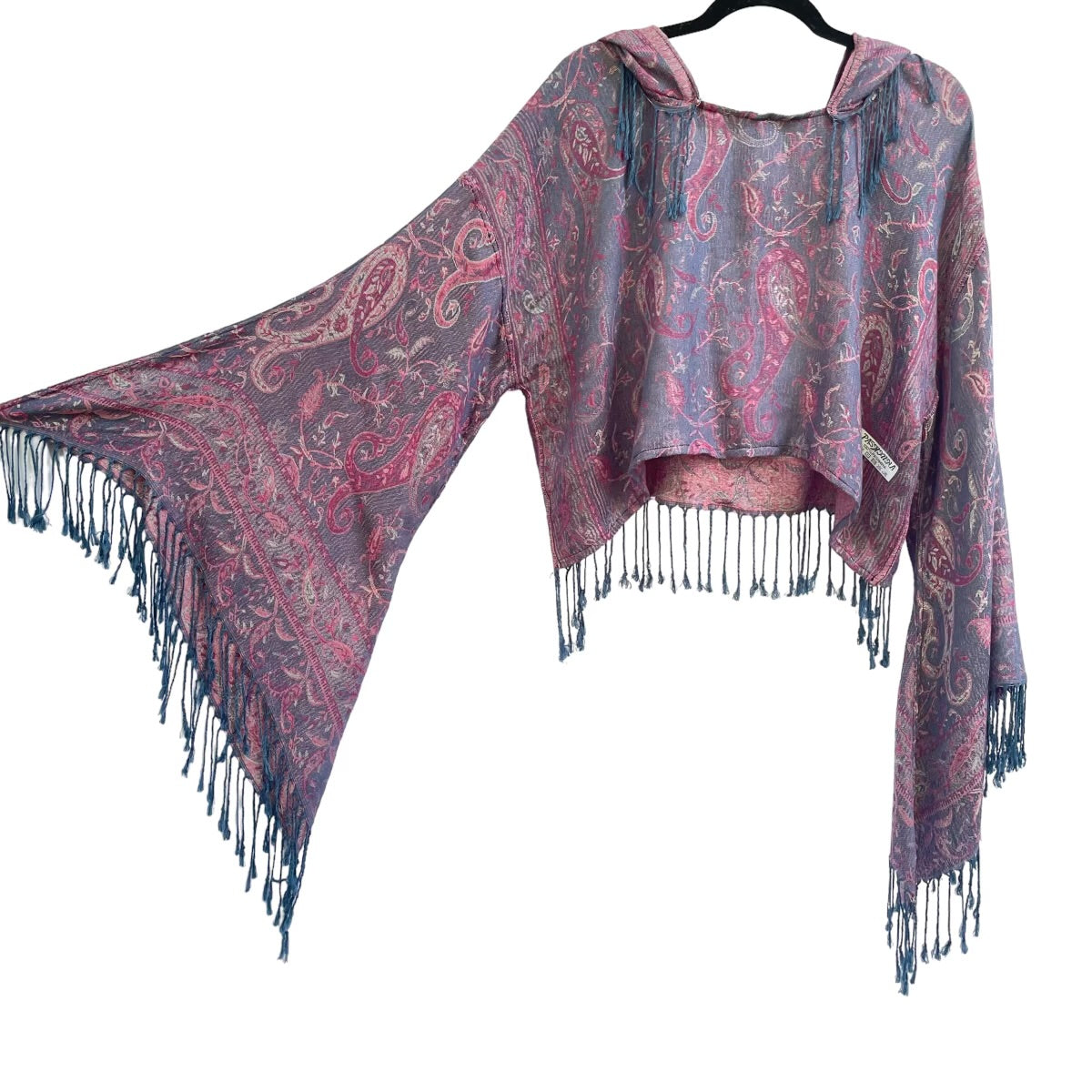 Butterfly Bell Pash Top - Purple Boho Chic Blouse for Women | Perfect for Festivals, Beach Vacations & Summer Outfits