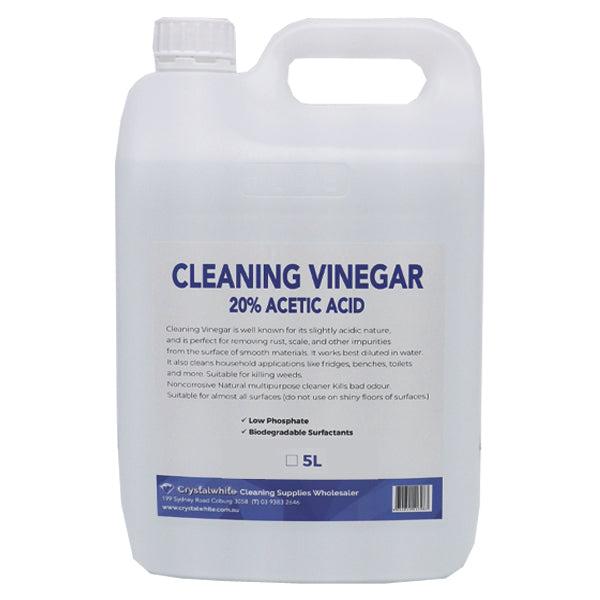 20% Acetic Acid Cleaning Vinegar - Powerful Multi-Surface Cleaner for Kitchen, Bathroom & Household Use