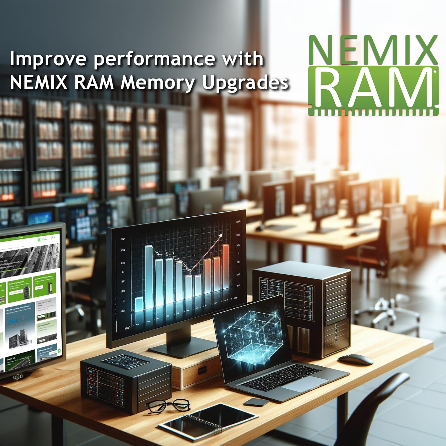 NEMIX RAM 96GB (2x48GB) DDR5 4800MHz SODIMM Laptop Memory Kit - PC5-38400, CL40, 1.1V, Non-ECC, Unbuffered - Perfect for Gaming Laptops, Workstations & High-Performance Computing