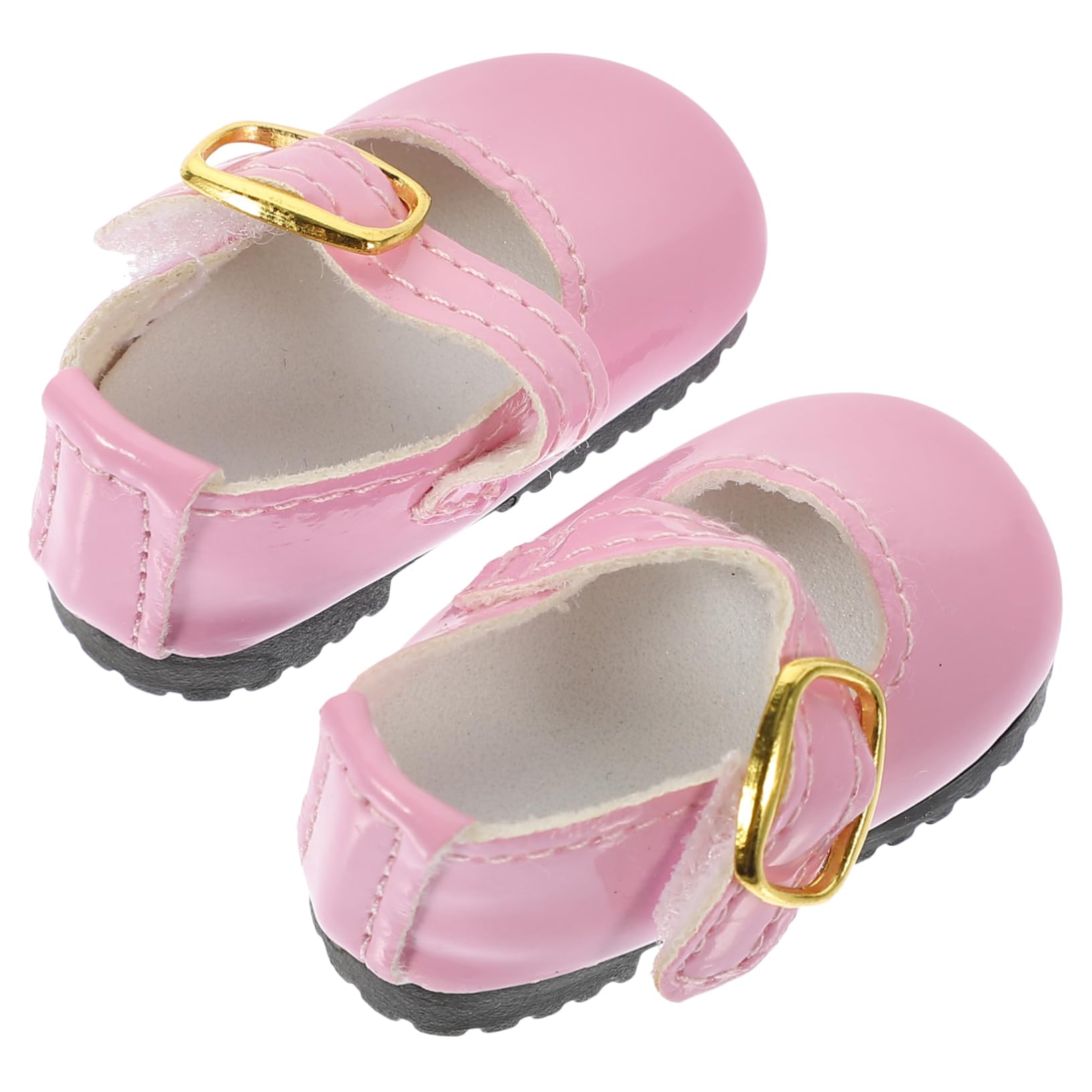 1 Pair Mini Dolls Dress Shoes for Girls - BJD Doll Shoes, Leather & Cotton Baby Shoes for 15cm Doll Outfits | Perfect for Doll Fashion, Collectibles, Photography & Decoration