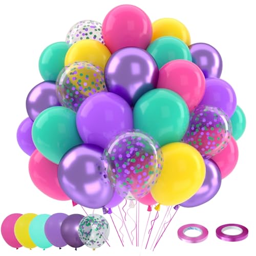 Pink Blue Purple Yellow