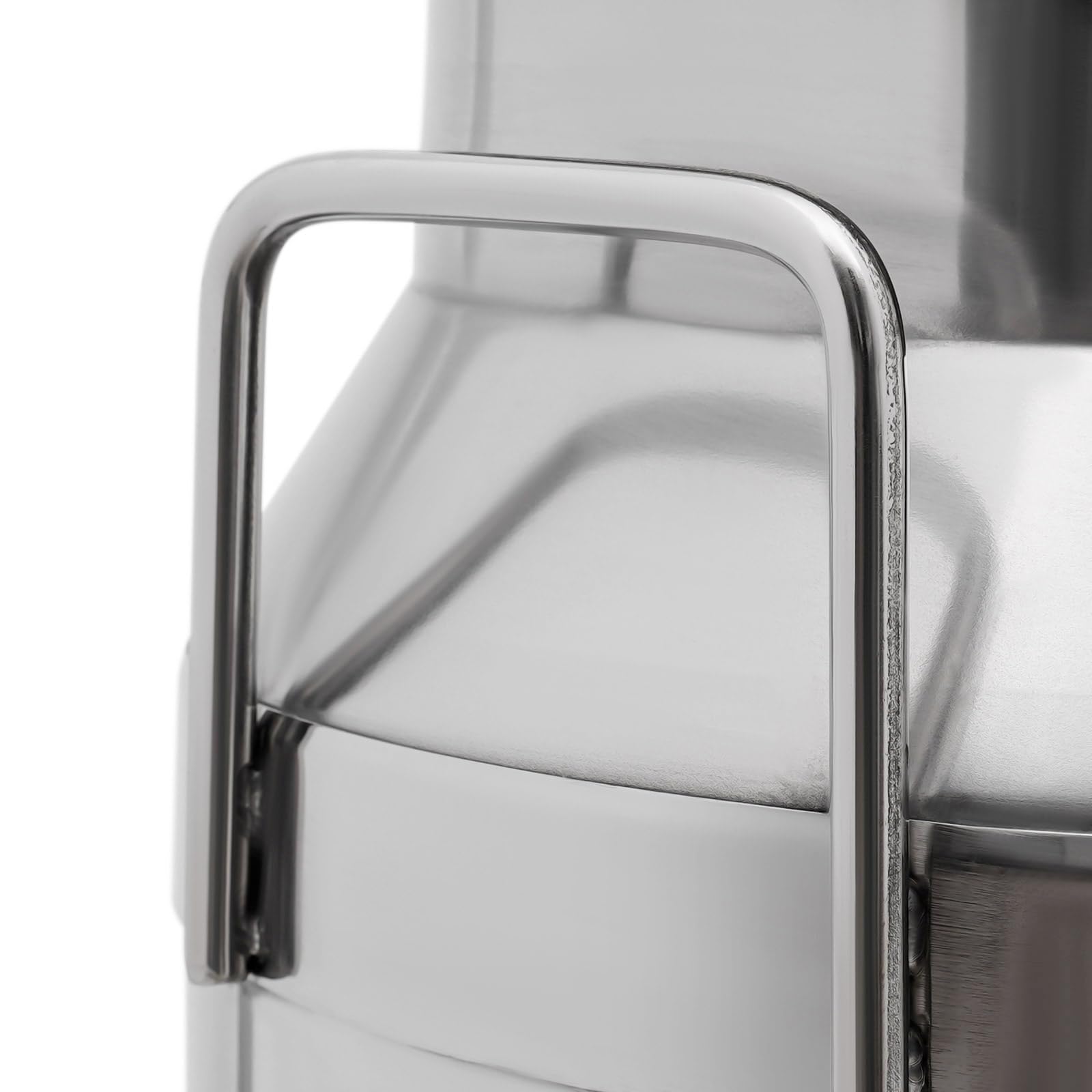 LOYALHEARTDY 12L/3.17Gal Stainless Steel Milk Can with Faucet & Lid - Food Grade Liquid Storage Container for Milk, Wine, Oil, Grains - Durable Transport Jug with 2 Handles - Perfect for Farm, Brewing, Kitchen & Commercial Use