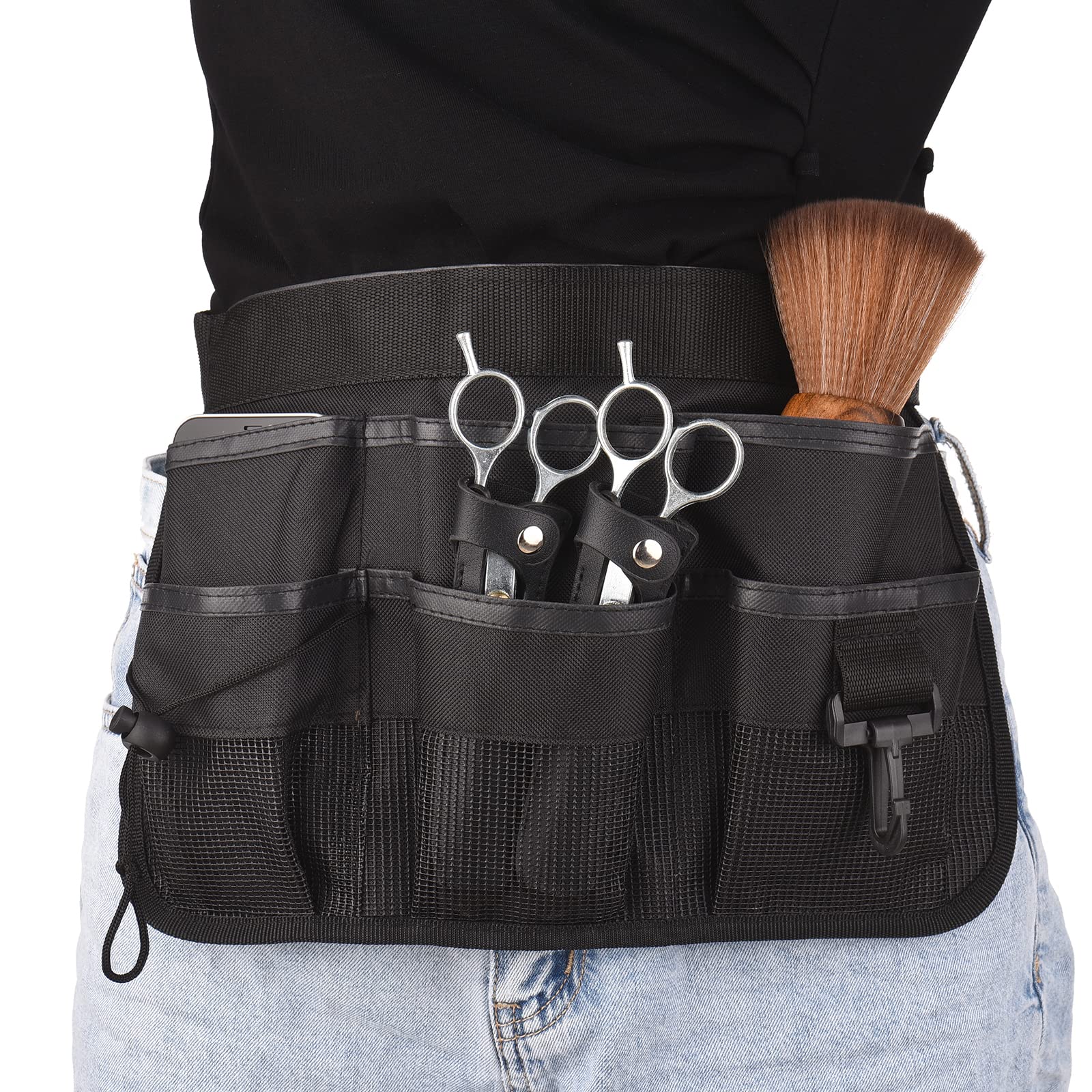 EXCLUZO Professional Salon Scissors Pouch - Barber Hairdressing Waist Bag for Stylists - Comb & Shear Holder - Perfect for Hair Salons, Barbershops & Traveling Stylists