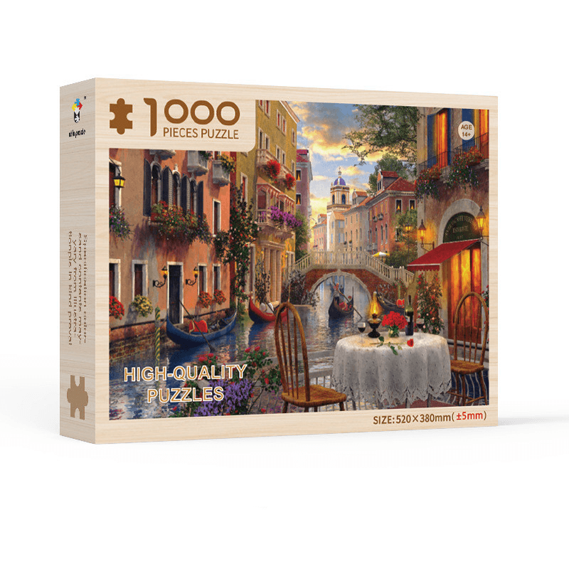 1000 Piece Adult Jigsaw Puzzle - Challenging & Relaxing Brain Teaser for Stress Relief, Home Decor & Family Game Night