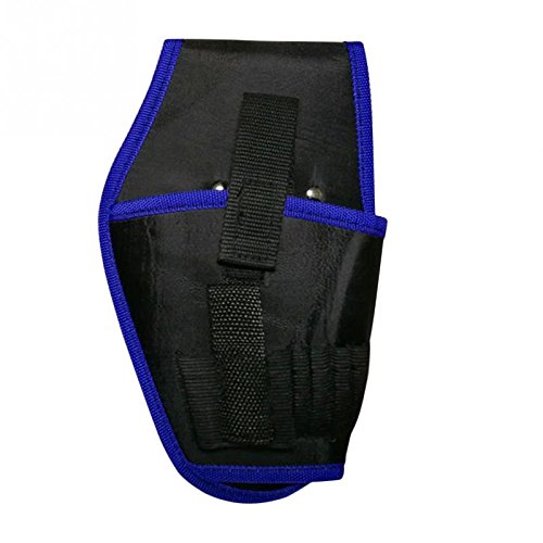 **ZXTQW Heavy Duty Tool Belt with Drill Holder - Waterproof Polyester Waist Tool Bag for Cordless Drills & Screwdrivers - Portable Tool Storage Pouch for Electricians, Carpenters & DIY Projects (Blue)**