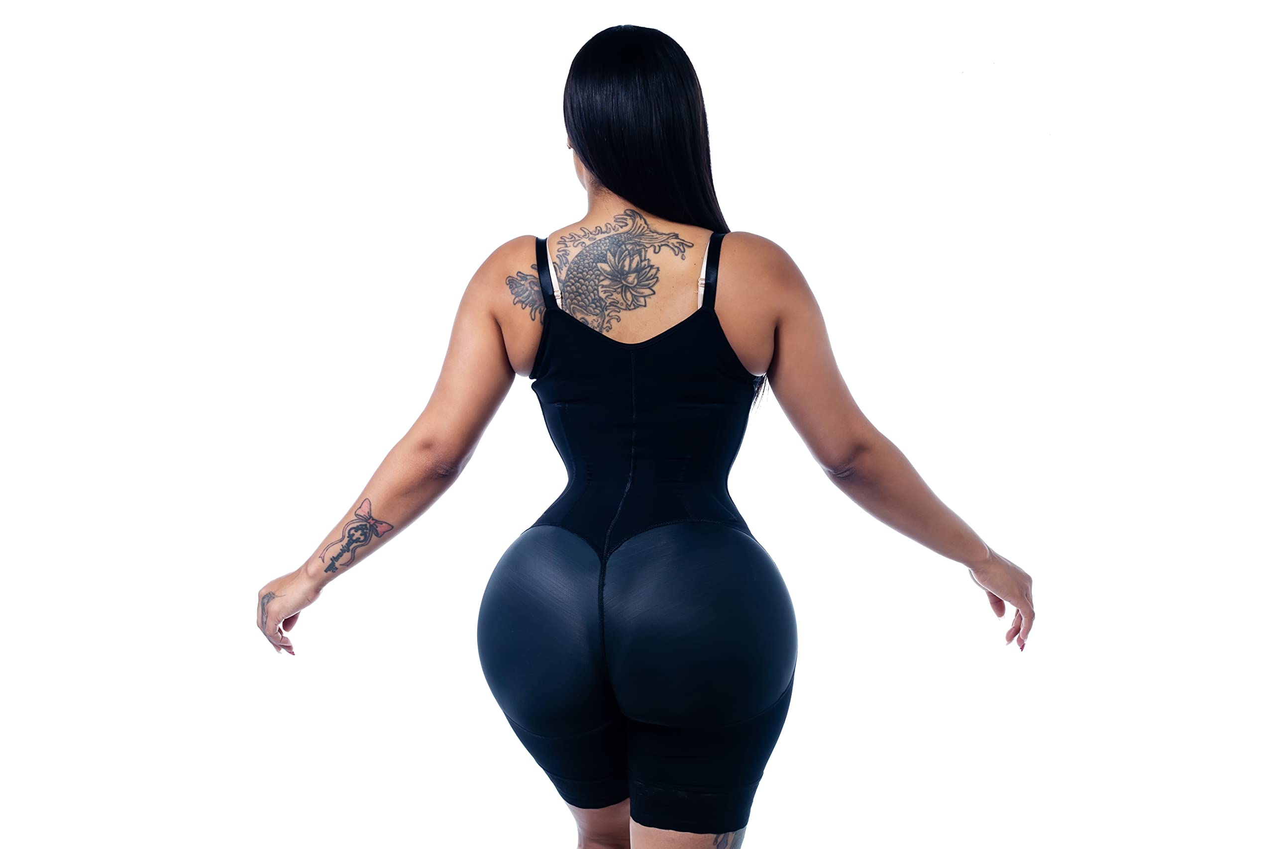 TRIBUTO Colombian Hourglass Shapewear for Women - Post Surgery High Compression Waist Trainer Faja Without Bra, Thin Strap | Body Shaper for Tummy Control & Slimming | Perfect for Postpartum, Weight Loss & Special Occasions