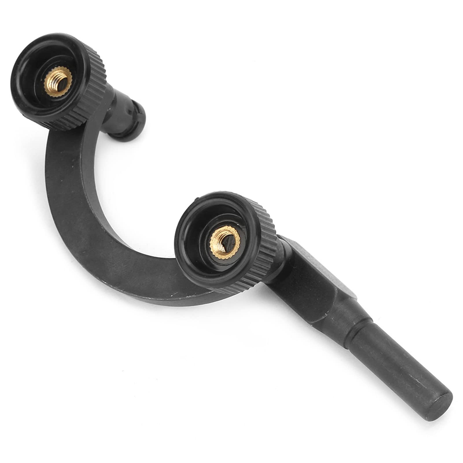 Acouto Half Round Combination Test Dial Indicator Holder - 8mm Dial Gauge Support Stand with Curve Base - Precision Measurement Tool for Machining, Woodworking & Metalworking