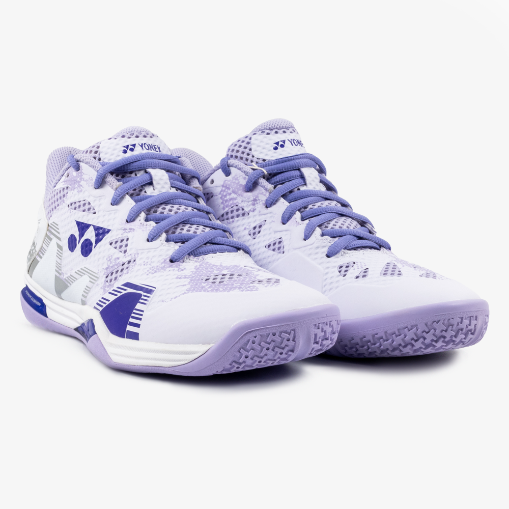 Yonex Eclipsion Z3 Women's Tennis Shoes - White & Purple - Lightweight Comfort for Women's Badminton & Court Sports