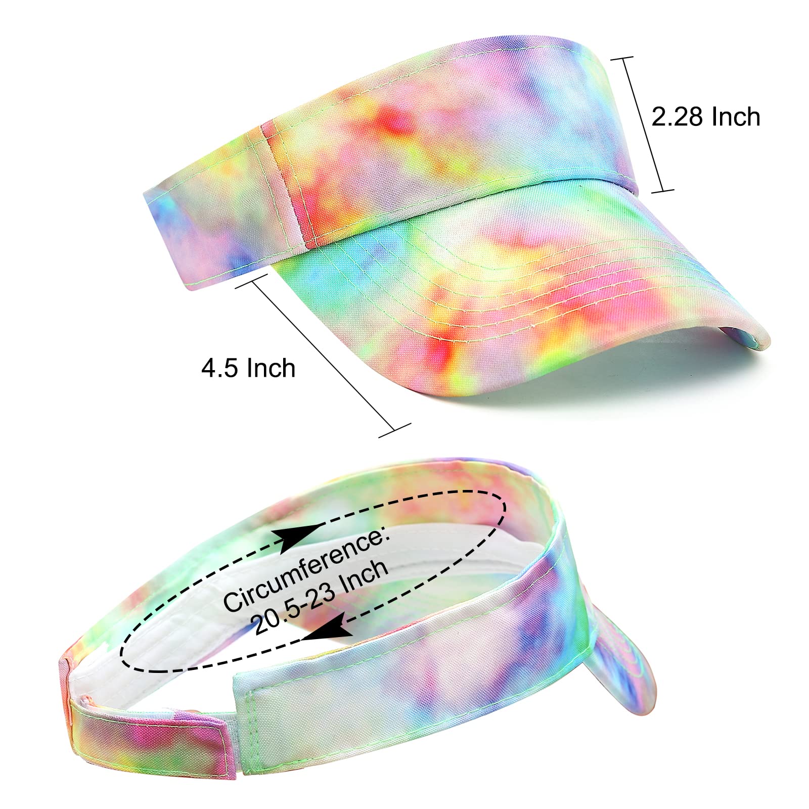 ANDICEQY Adjustable Sport Sun Visor Hat - Breathable Cotton Baseball Cap for Women & Men - Perfect for Running, Golf, Hiking & Outdoor Activities