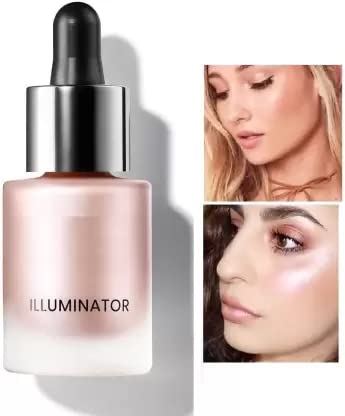 Wiffy Illuminator Liquid Highlighter - Shine & Glow Makeup for Face & Body | Perfect for Contouring, Highlighting, and Everyday Glam Look