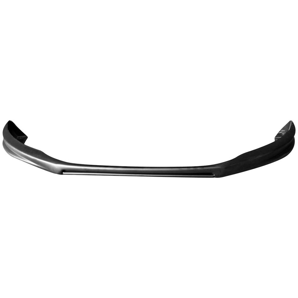 IKON MOTORSPORTS Black Front Bumper Lip Spoiler Splitter for 2009-2012 Volkswagen CC - Euro Style PP Material - Enhances Aerodynamics & Sporty Look - Perfect for Car Enthusiasts & Street Racing